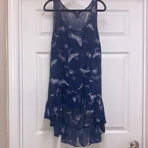 Torrid Chiffon Sleeveless Hi Lo Ruffled Tunic Size 1(1X 14/16)